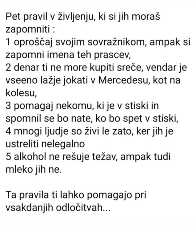 5 pravil