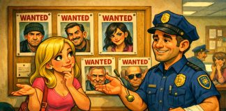 Blondinka na policijski postaji blondinka