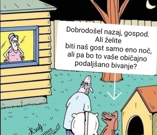 Razjezil je ženo zdaj pa ima