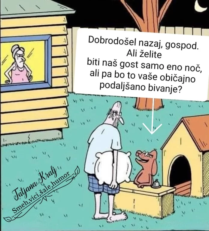 Razjezil je ženo zdaj pa ima